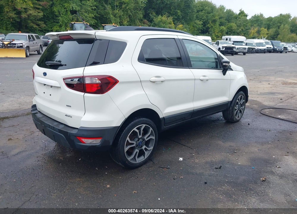 2019 FORD ECOSPORT SES VIN: MAJ6S3JL1KC252670