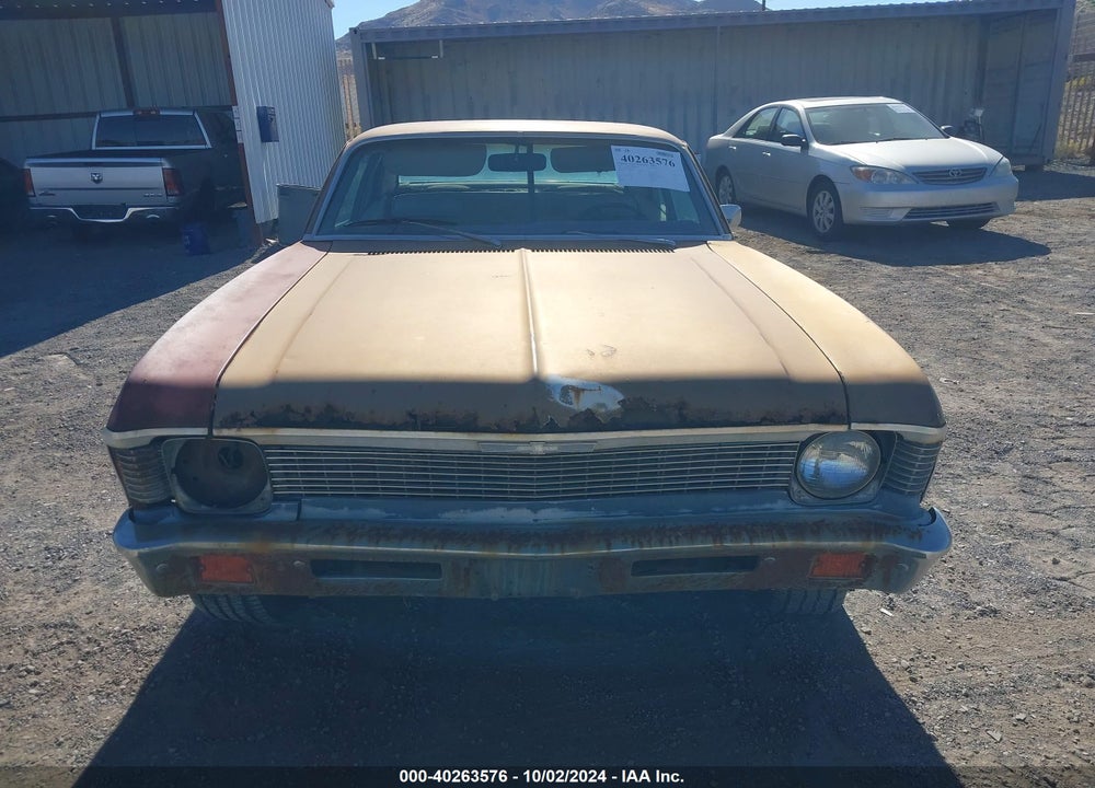 1972 CHEVROLET NOVA VIN: 1X27H2L108758