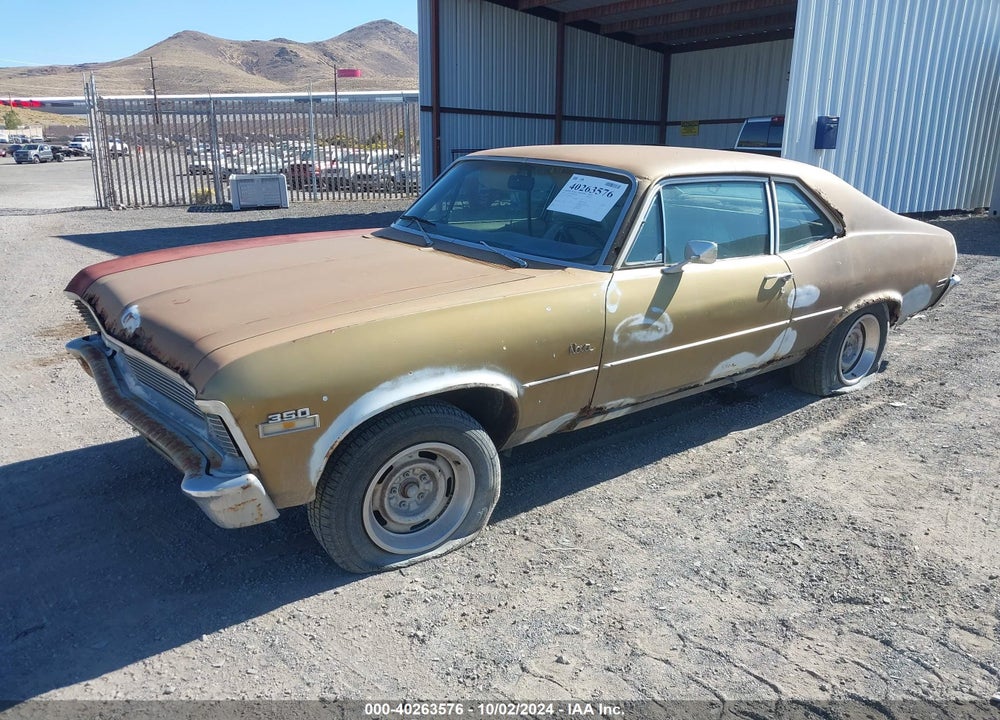 1972 CHEVROLET NOVA VIN: 1X27H2L108758
