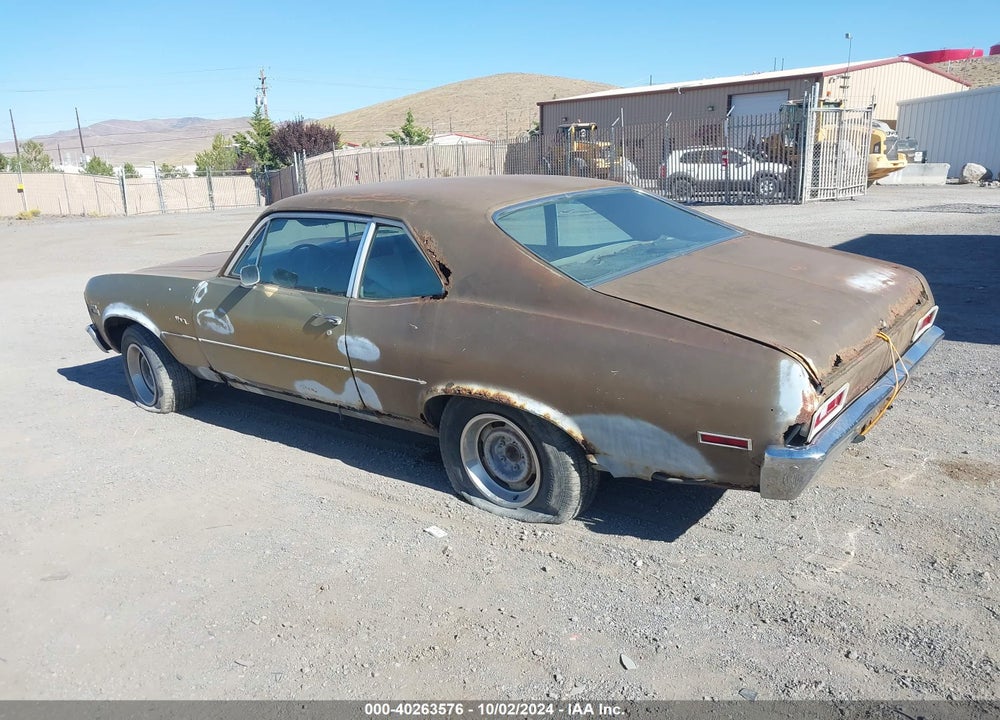 1972 CHEVROLET NOVA VIN: 1X27H2L108758