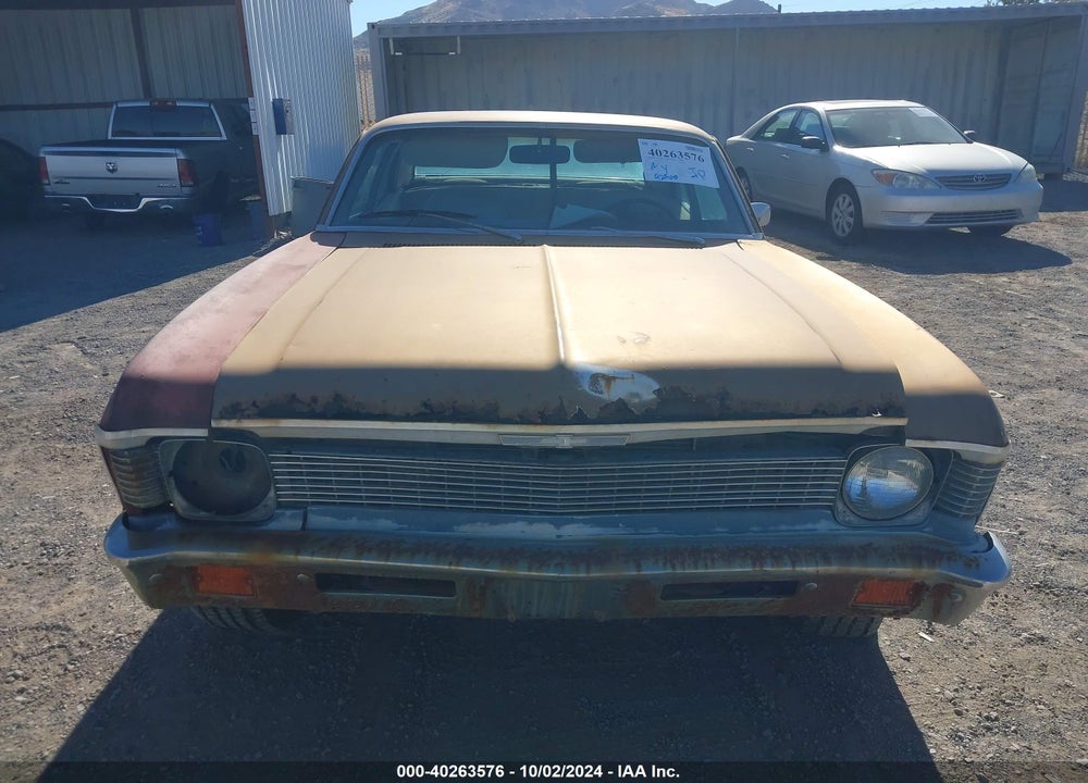 1972 CHEVROLET NOVA VIN: 1X27H2L108758