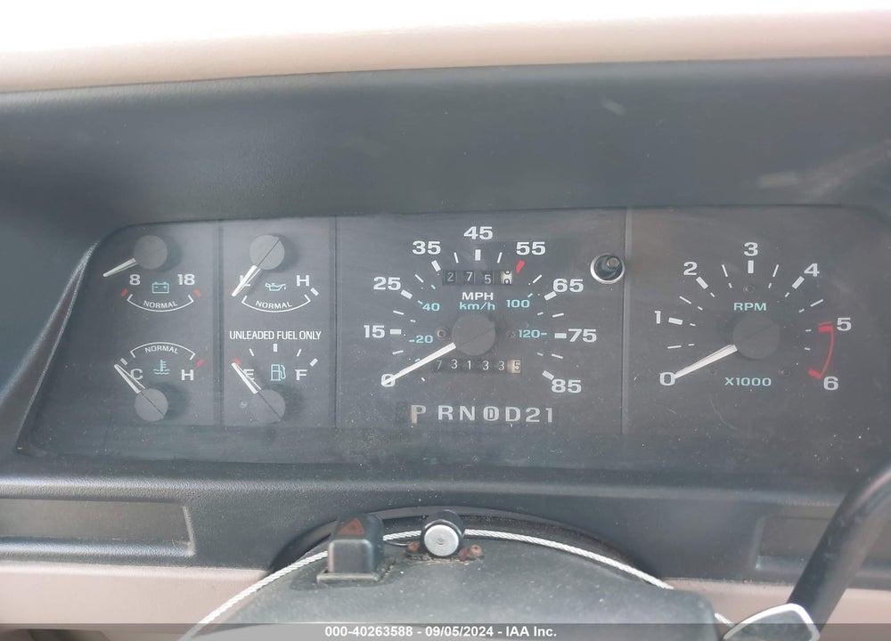 1993 FORD EXPLORER VIN: 1FMCU22X0PUC73297