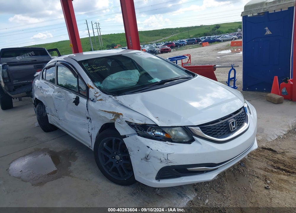 2014 HONDA CIVIC LX VIN: 19XFB2F57EE062142