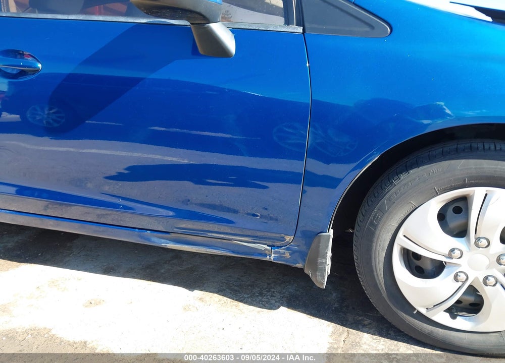 2013 HONDA CIVIC LX VIN: 19XFB2F52DE016278