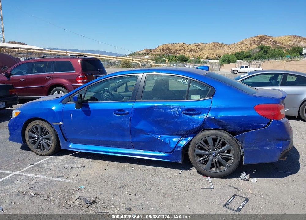 2019 SUBARU WRX VIN: JF1VA1A64K9828018