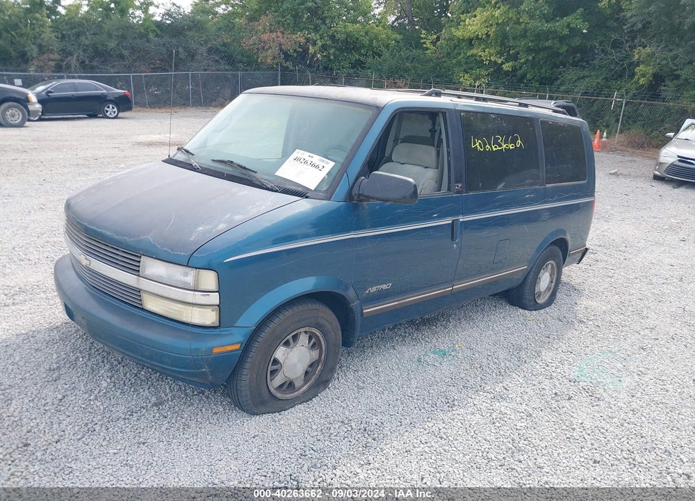 1995 CHEVROLET ASTRO VIN: 1GNDM19W7SB106124