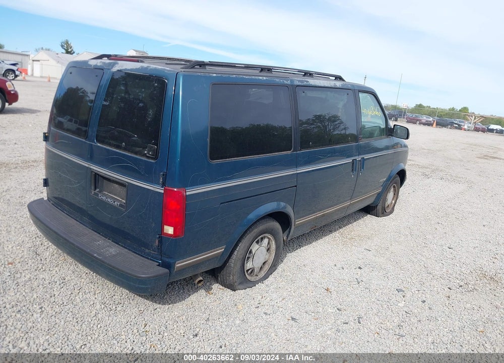 1995 CHEVROLET ASTRO VIN: 1GNDM19W7SB106124
