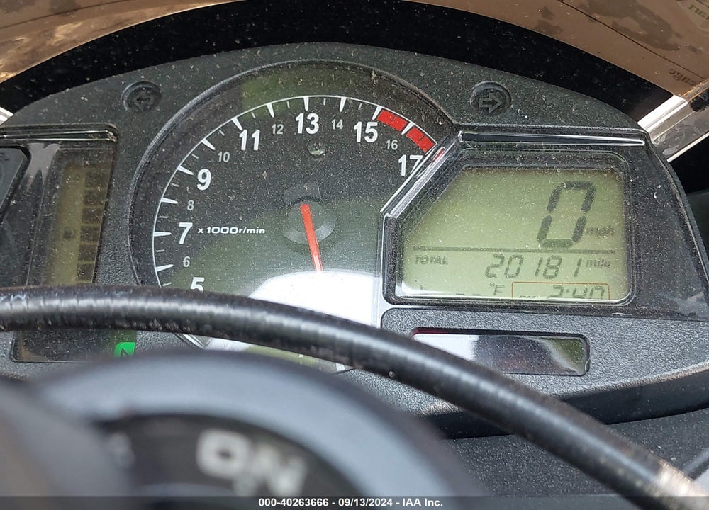 2009 HONDA CBR600 RR VIN: JH2PC40099K204690