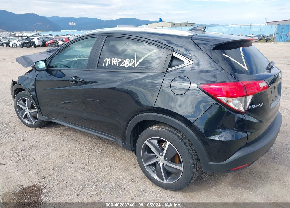 2022 HONDA HR-V AWD EX VIN: 3CZRU6H53NM758556