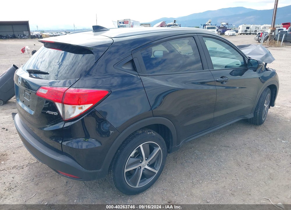 2022 HONDA HR-V AWD EX VIN: 3CZRU6H53NM758556