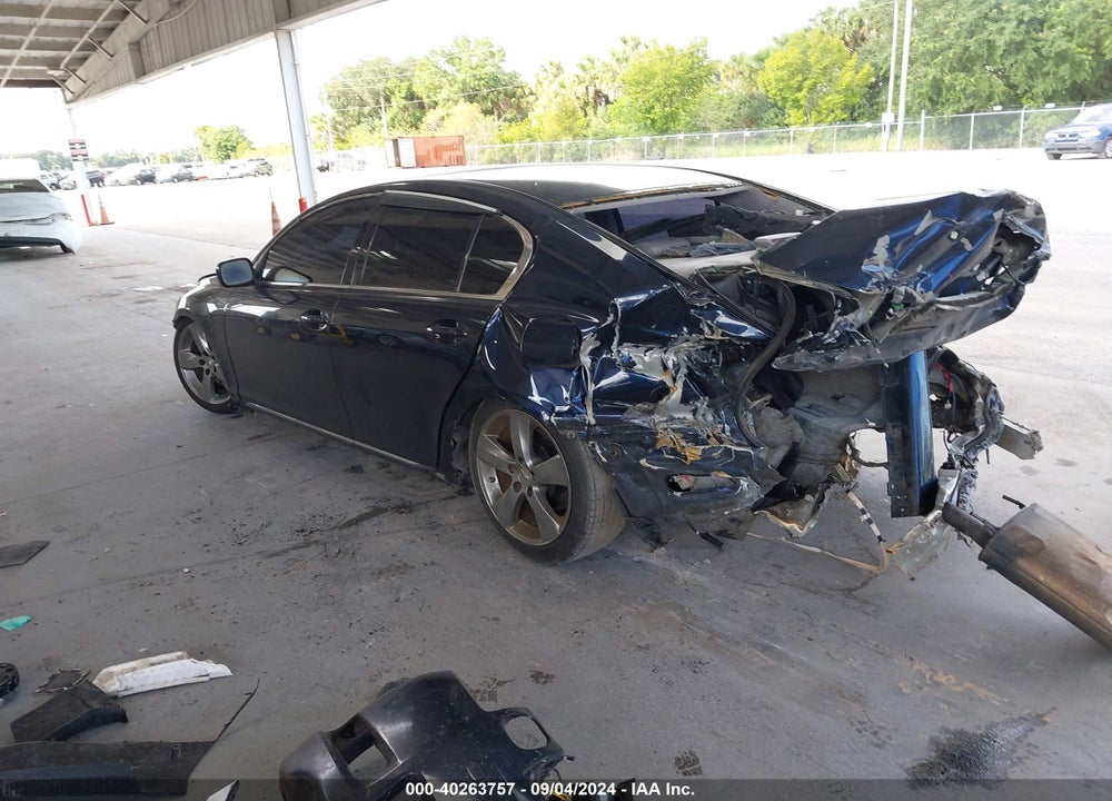 2006 LEXUS GS 300 BASE (A6) VIN: JTHBH96S865045339