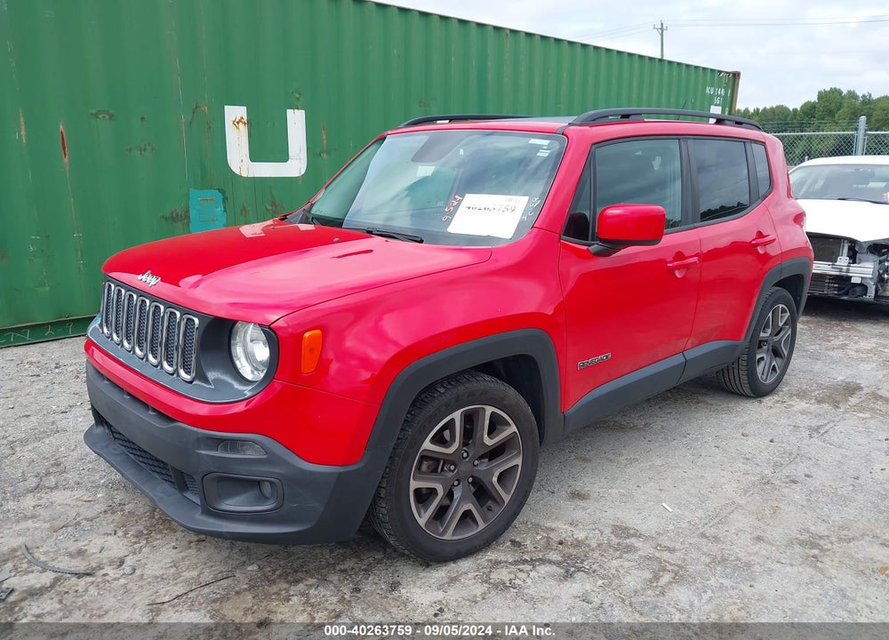 2017 JEEP RENEGADE LATITUDE FWD VIN: ZACCJABB8HPF96883