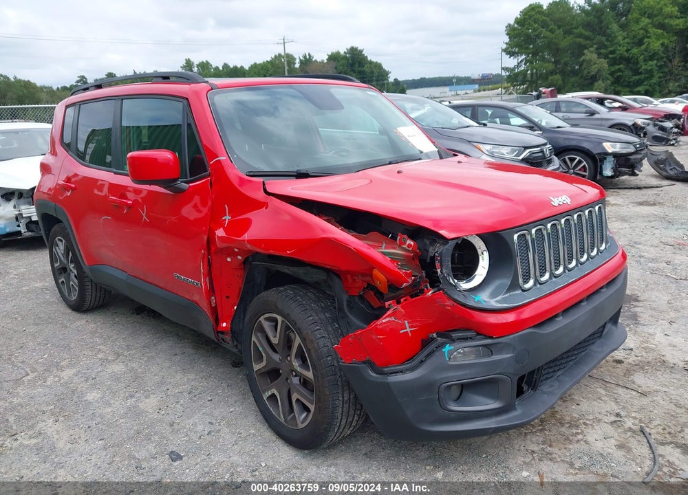 2017 JEEP RENEGADE LATITUDE FWD VIN: ZACCJABB8HPF96883