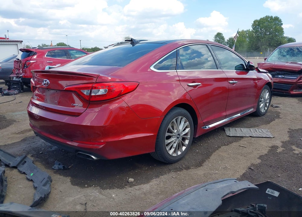 2015 HYUNDAI SONATA LIMITED VIN: 5NPE34AF1FH015318