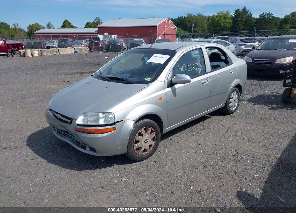 2004 CHEVROLET AVEO LS VIN: KL1TJ52654B173491