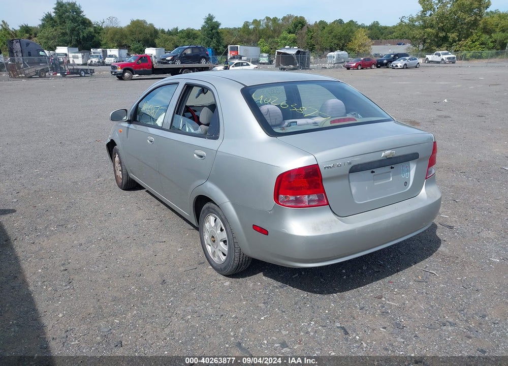 2004 CHEVROLET AVEO LS VIN: KL1TJ52654B173491