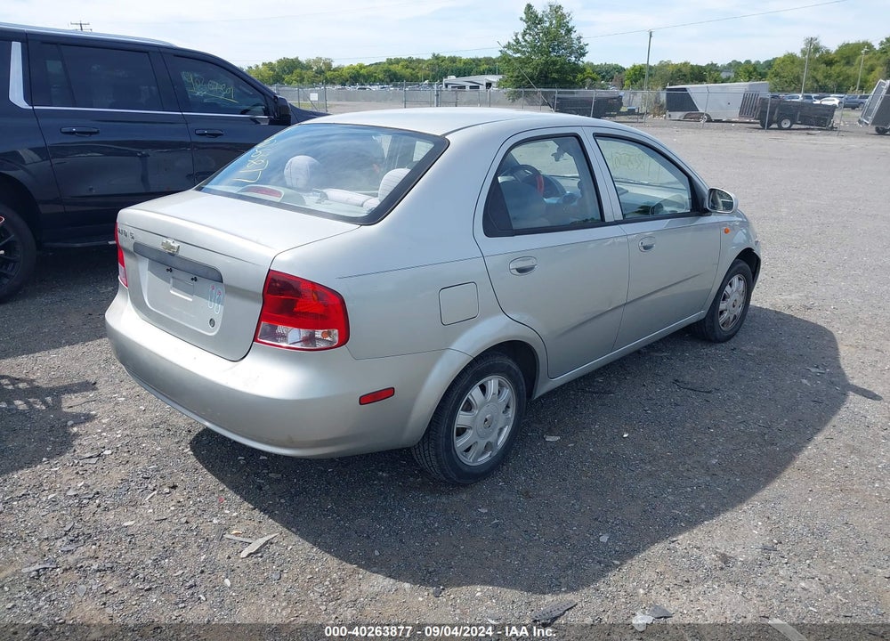 2004 CHEVROLET AVEO LS VIN: KL1TJ52654B173491