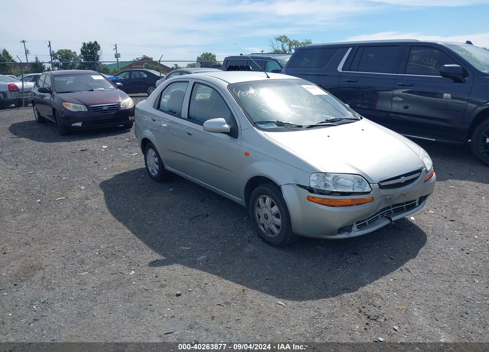 2004 CHEVROLET AVEO LS VIN: KL1TJ52654B173491