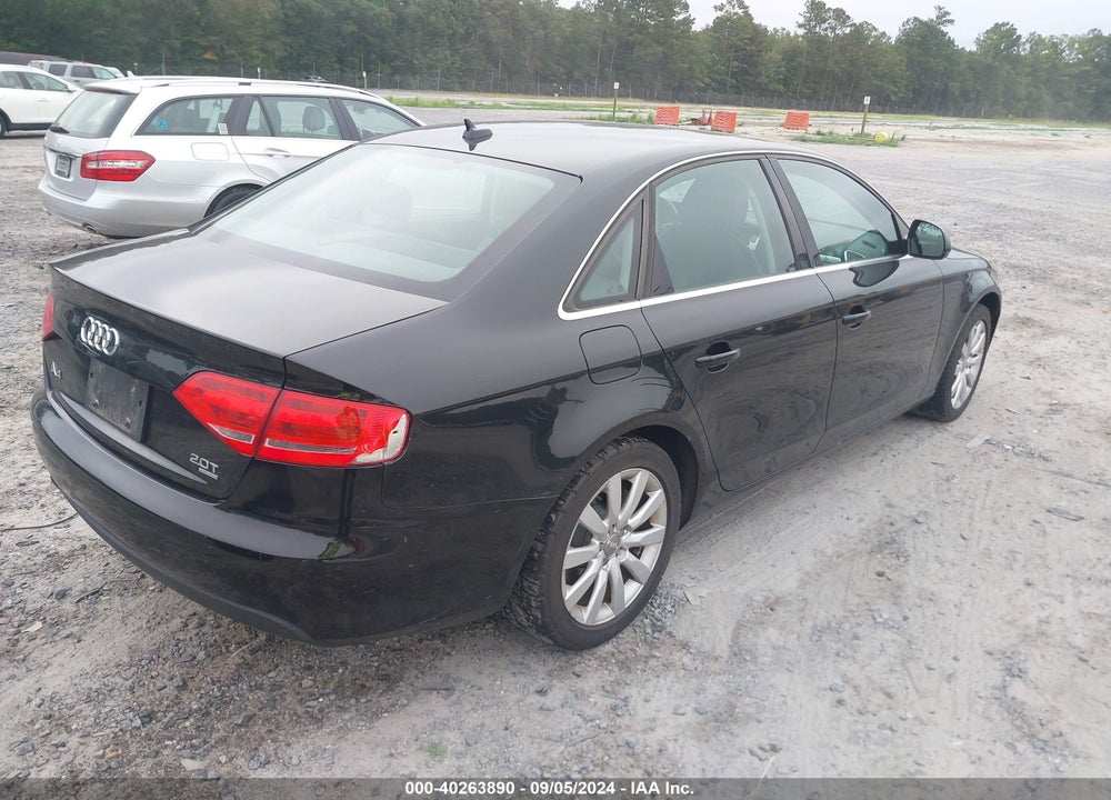 2009 AUDI A4 VIN: WAUSF78K69N062960