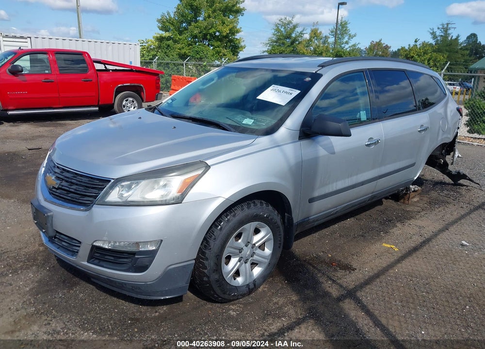 2014 CHEVROLET TRAVERSE LS VIN: 1GNKRFED6EJ288337