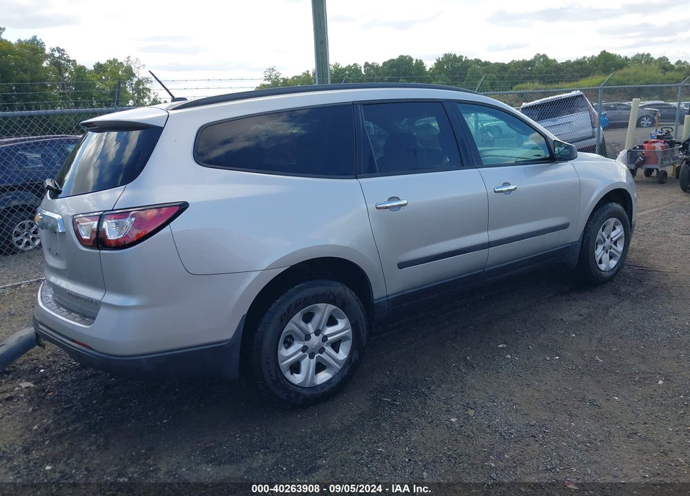 2014 CHEVROLET TRAVERSE LS VIN: 1GNKRFED6EJ288337