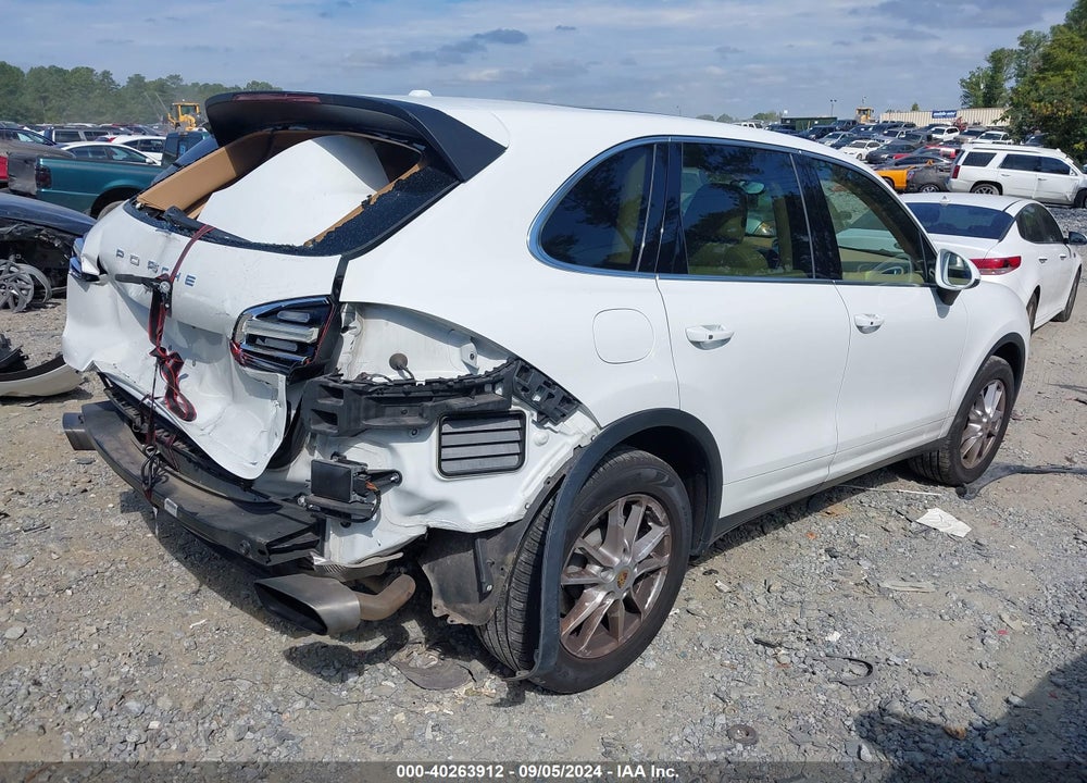 2016 PORSCHE CAYENNE VIN: WP1AA2A23GKA14436