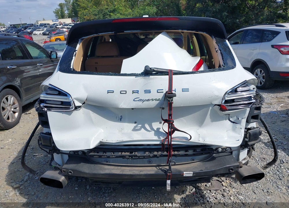2016 PORSCHE CAYENNE VIN: WP1AA2A23GKA14436