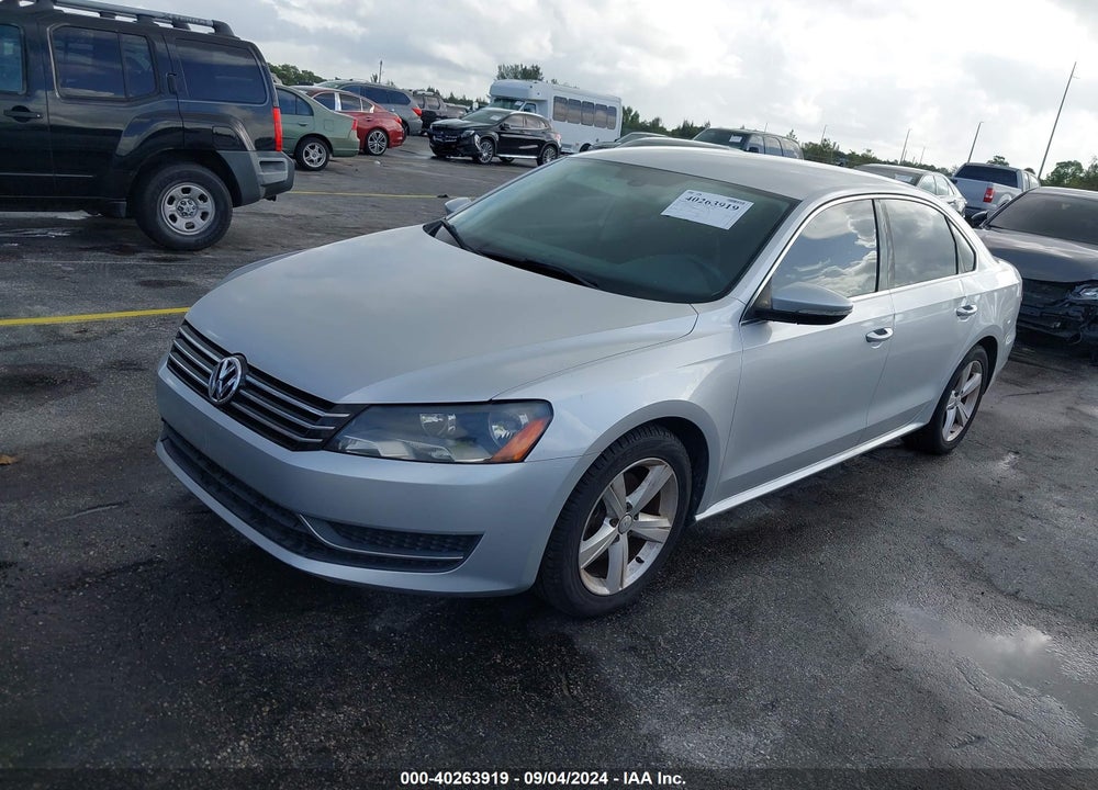 2012 VOLKSWAGEN PASSAT VIN: 1VWBP7A32CC066507
