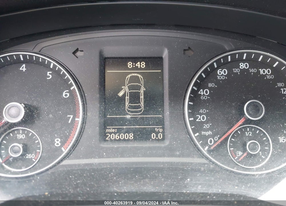 2012 VOLKSWAGEN PASSAT VIN: 1VWBP7A32CC066507