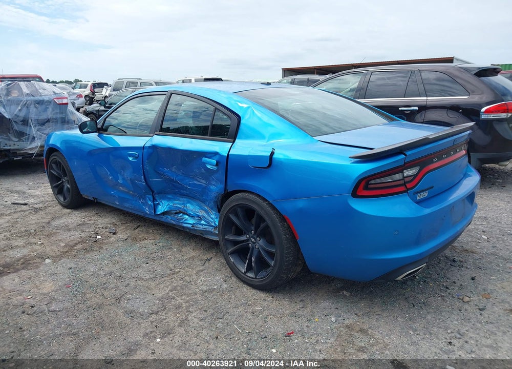 2018 DODGE CHARGER SXT RWD VIN: 2C3CDXBG8JH335528