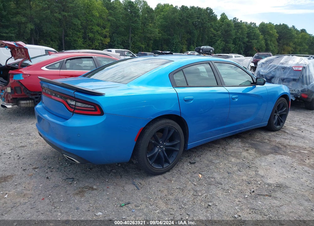 2018 DODGE CHARGER SXT RWD VIN: 2C3CDXBG8JH335528