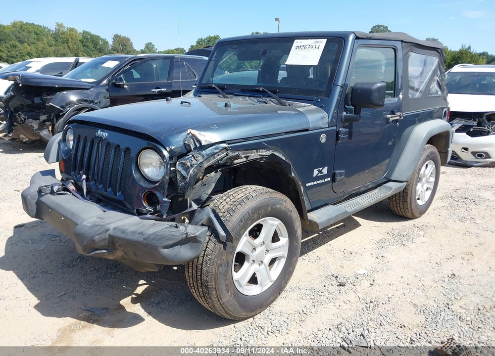 2008 JEEP WRANGLER X VIN: 1J4FA24198L622073