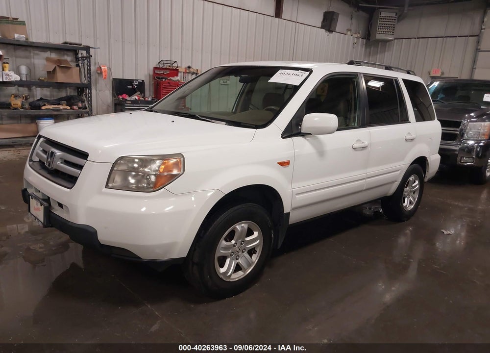 2008 HONDA PILOT VP VIN: 5FNYF18248B053679