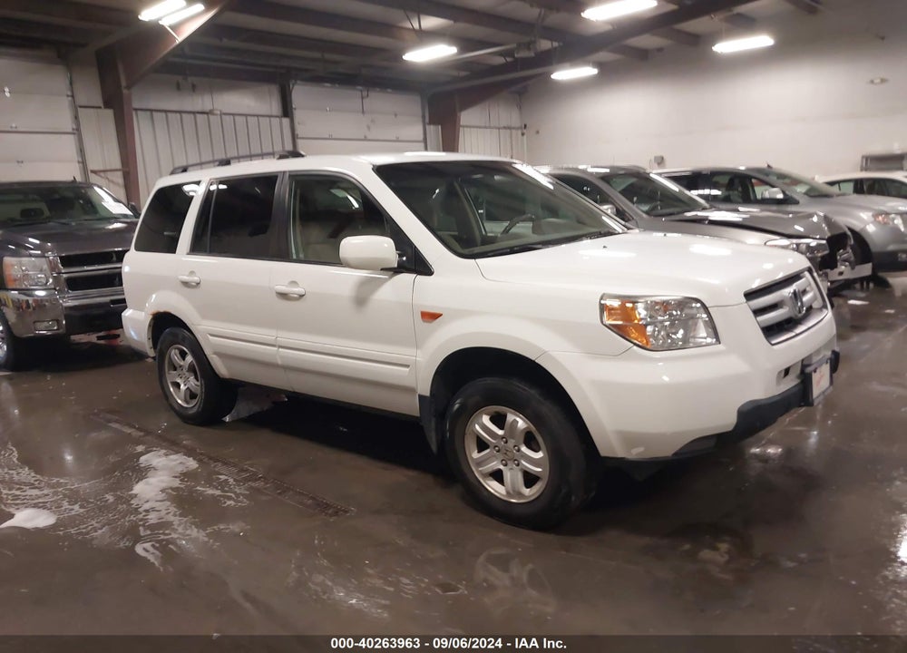 2008 HONDA PILOT VP VIN: 5FNYF18248B053679