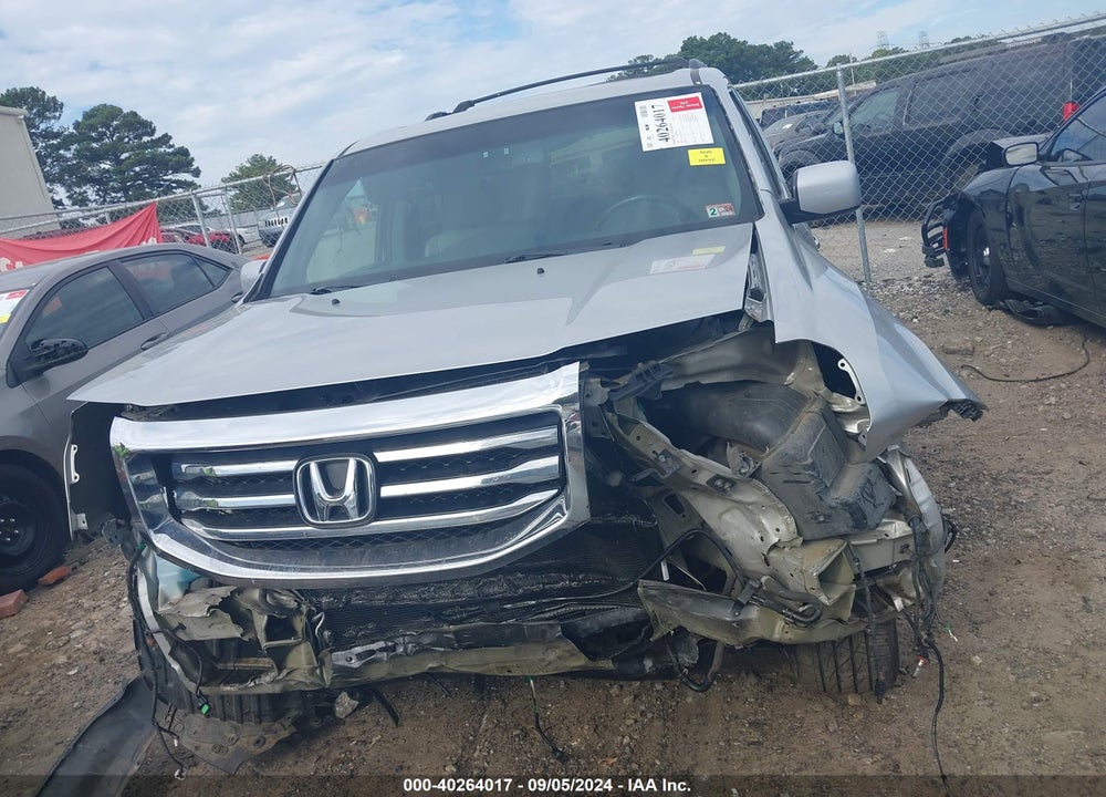 2012 HONDA PILOT EX-L VIN: 5FNYF3H51CB004146