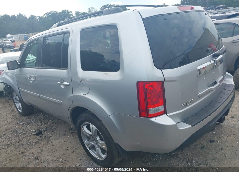 2012 HONDA PILOT EX-L VIN: 5FNYF3H51CB004146