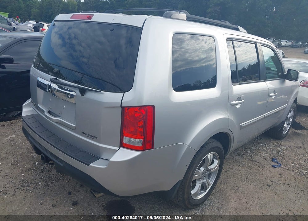 2012 HONDA PILOT EX-L VIN: 5FNYF3H51CB004146