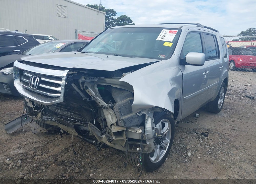 2012 HONDA PILOT EX-L VIN: 5FNYF3H51CB004146