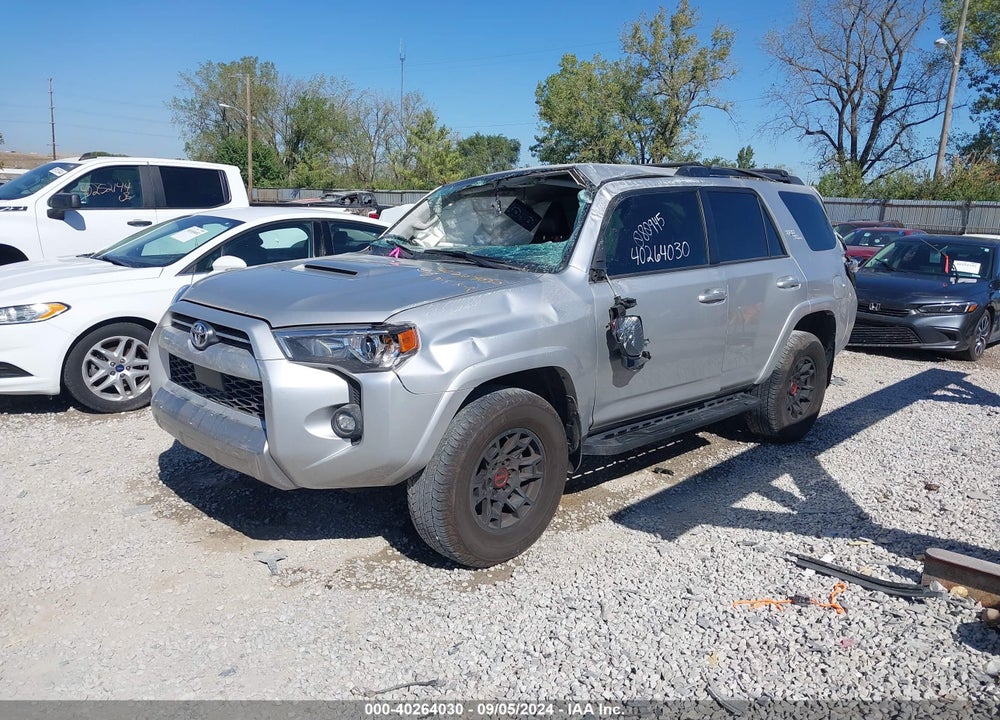2022 TOYOTA 4RUNNER TRD OFF ROAD VIN: JTEPU5JR9N6080945