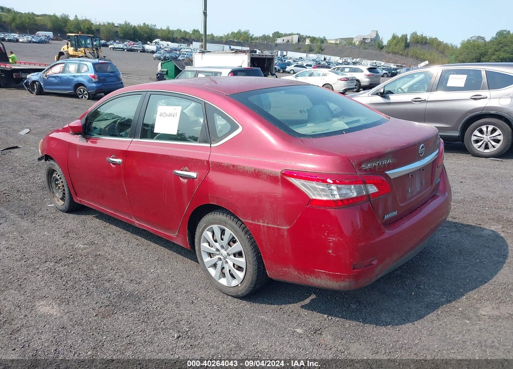 2014 NISSAN SENTRA SV VIN: 3N1AB7AP6EY266464