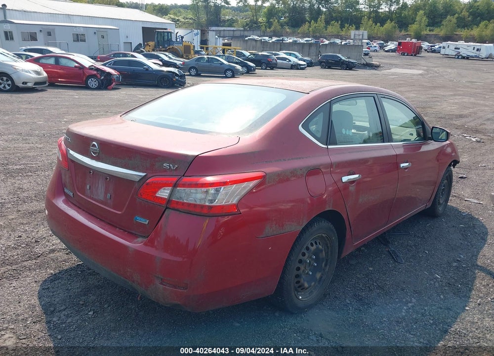 2014 NISSAN SENTRA SV VIN: 3N1AB7AP6EY266464