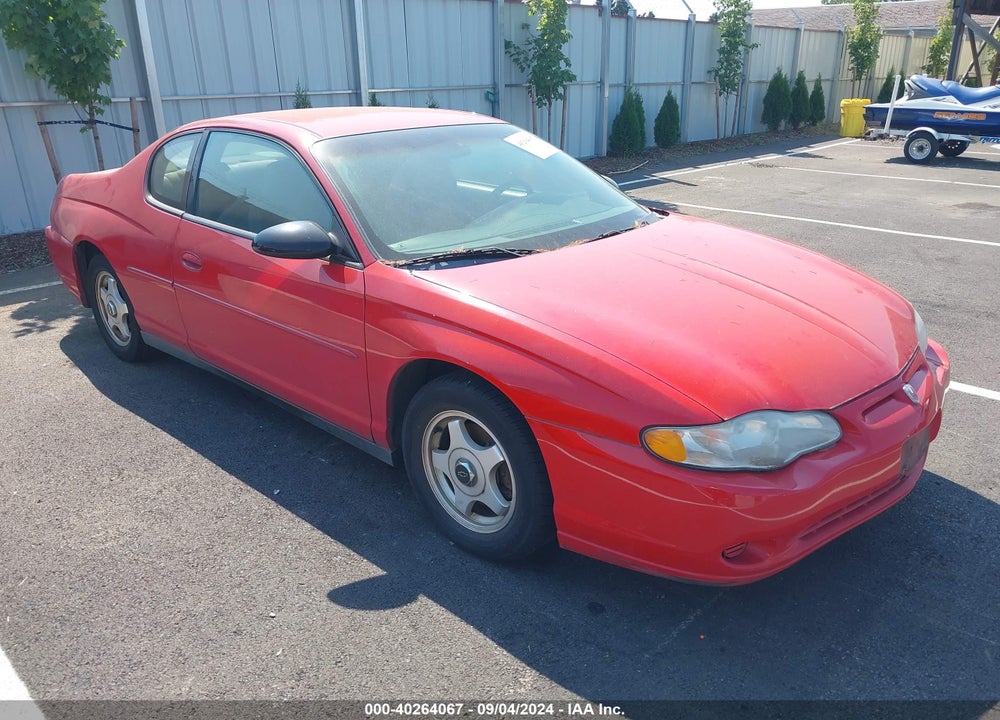 2004 CHEVROLET MONTE CARLO LS VIN: 2G1WW12E449105619