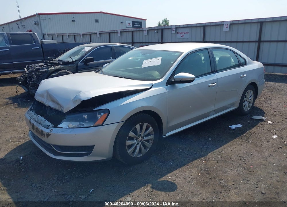 2012 VOLKSWAGEN PASSAT 2.5L S VIN: 1VWAH7A37CC065409