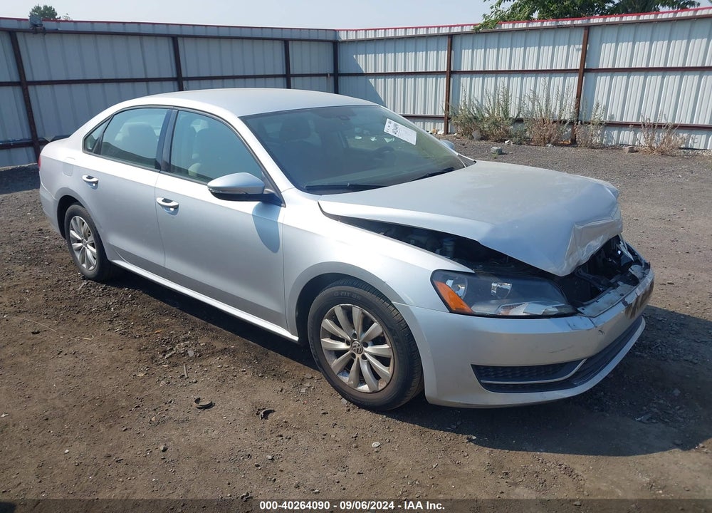 2012 VOLKSWAGEN PASSAT 2.5L S VIN: 1VWAH7A37CC065409