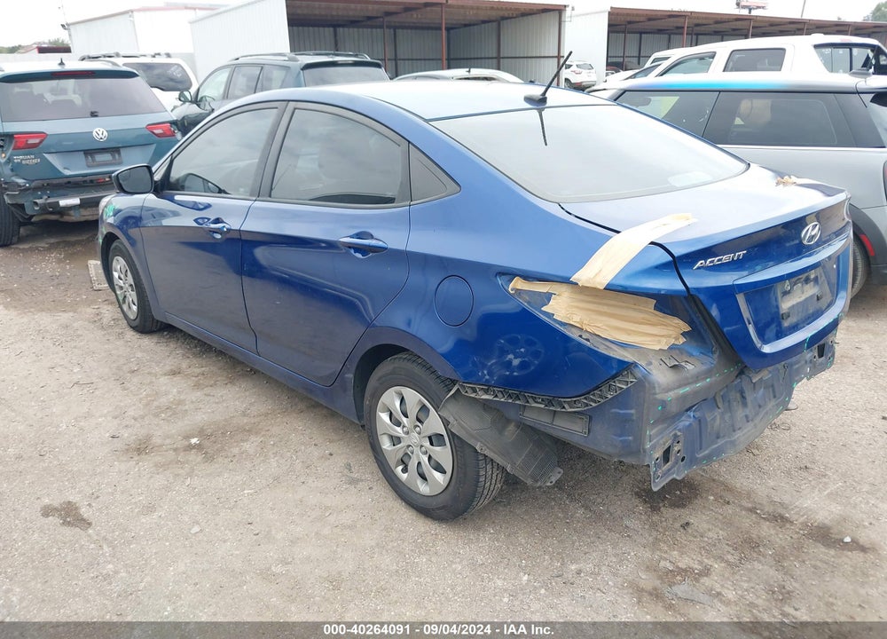 2016 HYUNDAI ACCENT SE VIN: KMHCT4AE8GU140981