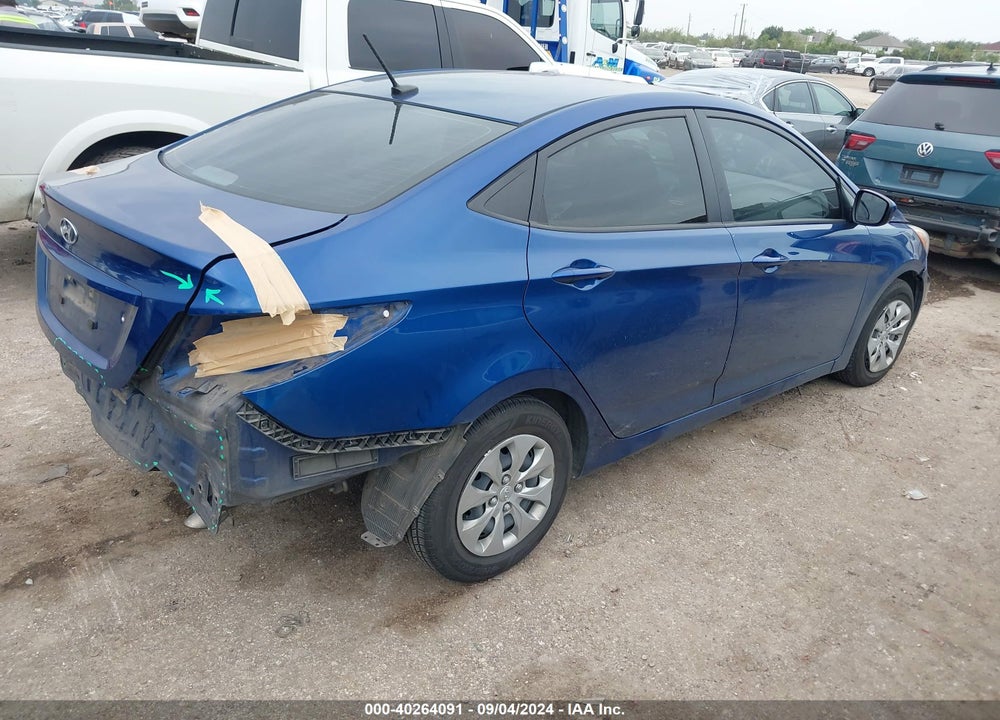 2016 HYUNDAI ACCENT SE VIN: KMHCT4AE8GU140981