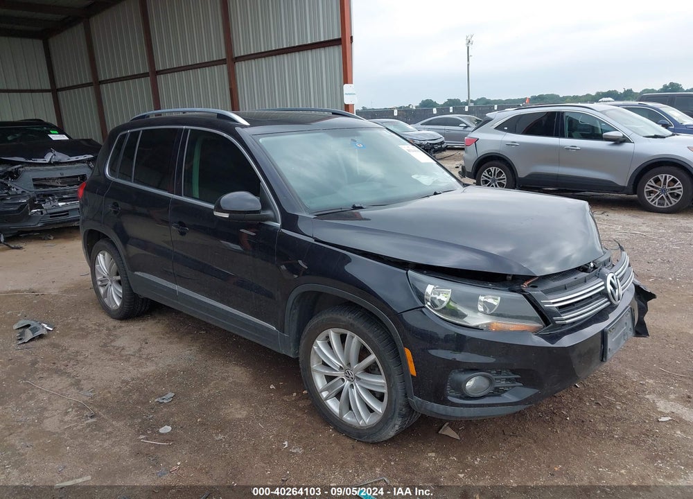 2012 VOLKSWAGEN TIGUAN SE VIN: WVGAV7AX5CW611195