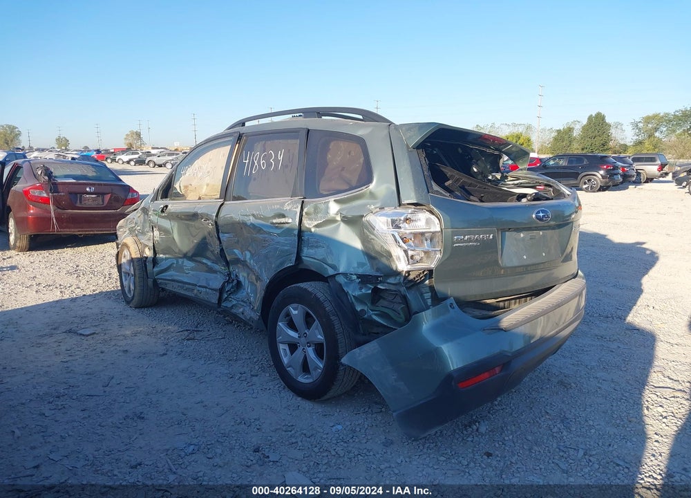 2015 SUBARU FORESTER 2.5I LIMITED VIN: JF2SJARC8FH418634