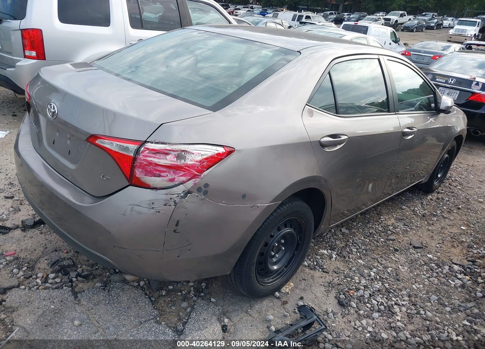 2016 TOYOTA COROLLA LE VIN: 2T1BURHE7GC603030
