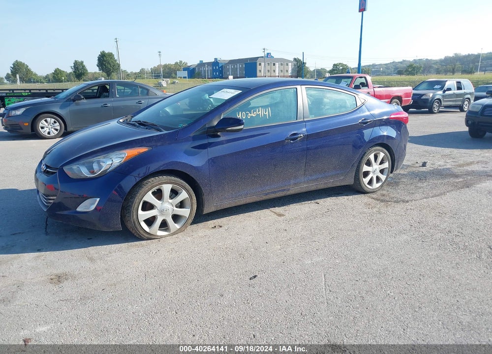 2012 HYUNDAI ELANTRA LIMITED VIN: 5NPDH4AE3CH132219